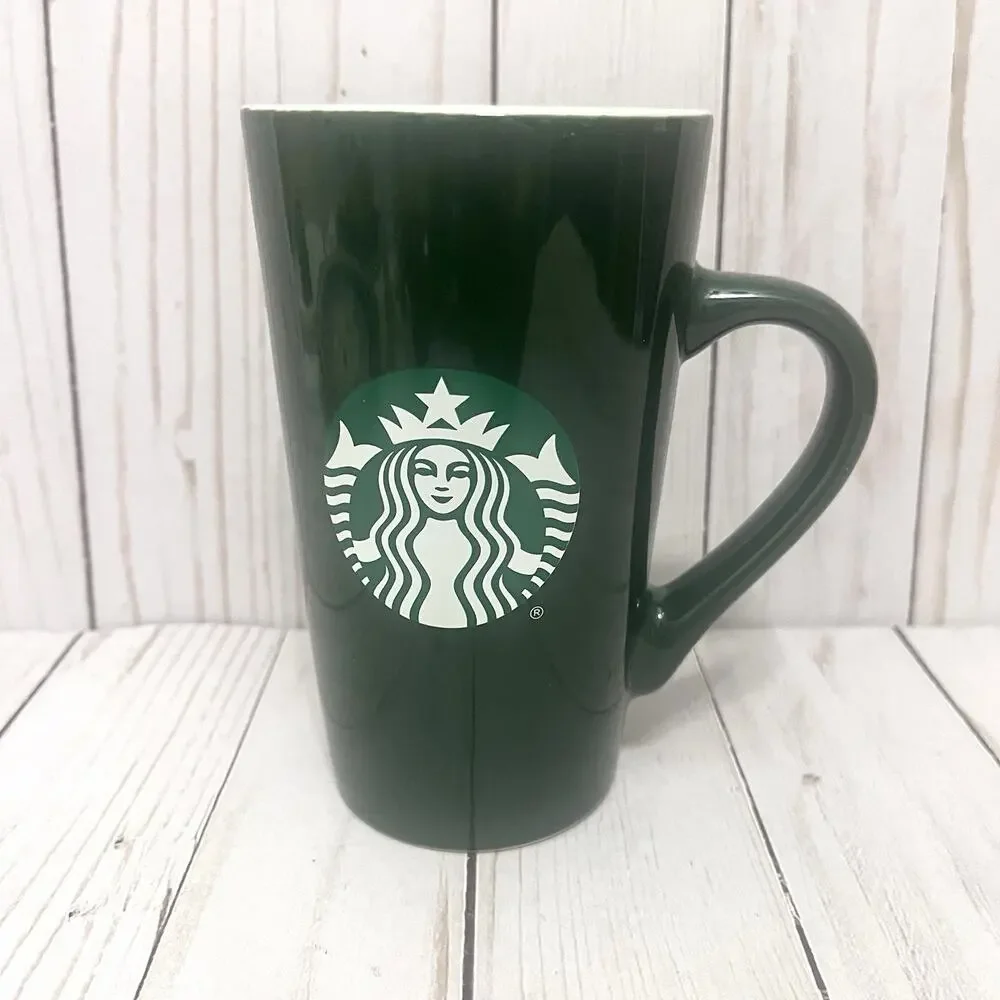 Starbucks Signature Green with Siren Logo Ceramic 16oz Coffee/Tea Mug 2020